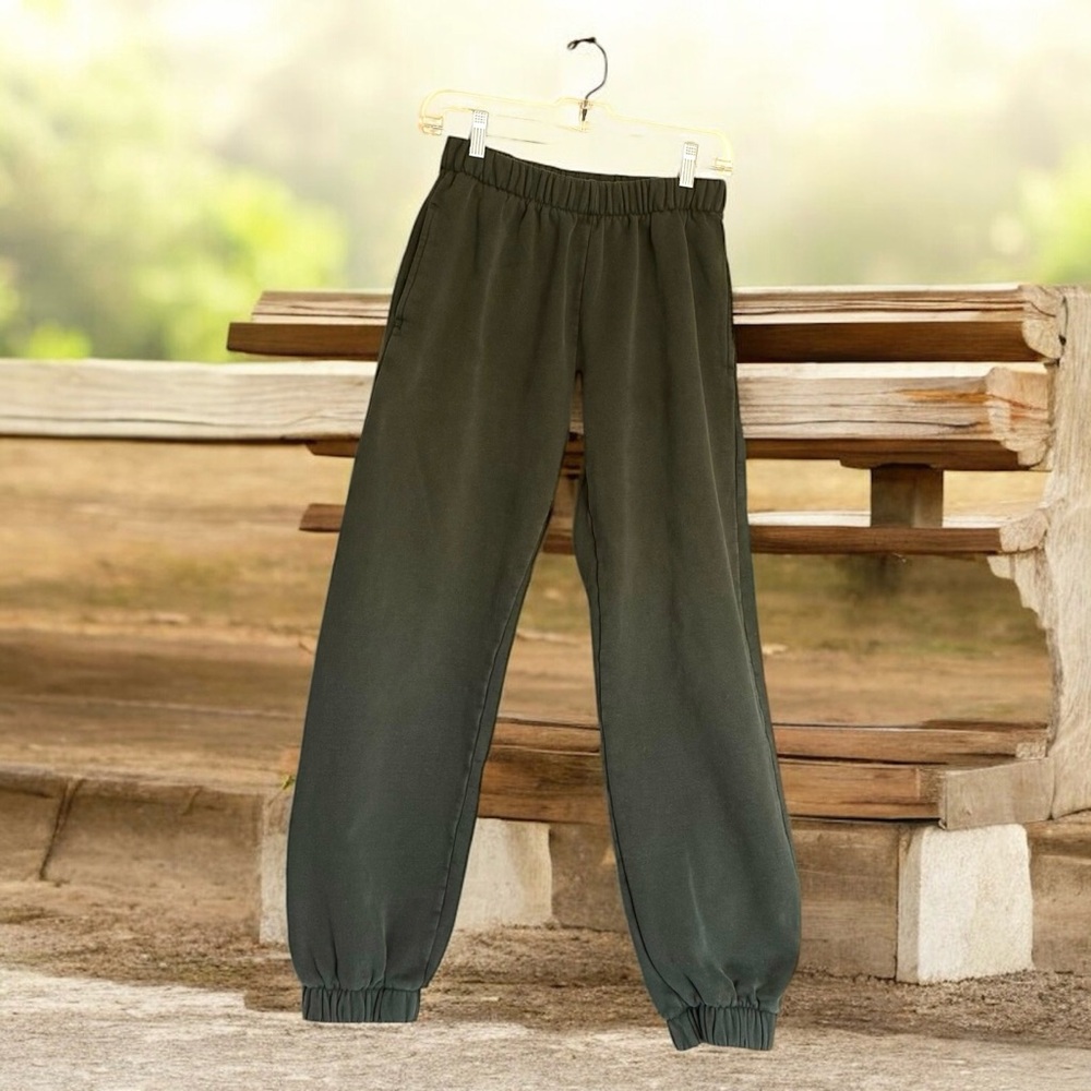 John Galt Women’s Jogger Sweatpants Green Color Size S